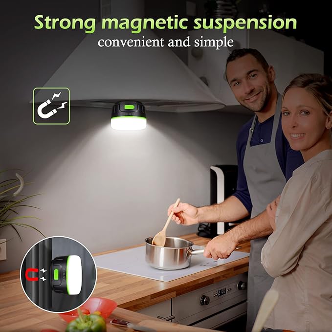 Sinvitron LED Camping Lantern Rechargeable with Remote Control - 1000LM 150H Runtime Tent Light, 5200mAh Water-Resistant Emergency Light for Hurricane Power Outages, Hiking Home