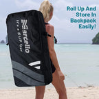 Paddle Board, Inflatable Stand Up Paddle Board，10.6'×33"×6" Ultra-Light SUP Board with Hand Pump, Leash, Repair Kit, Waterproof Phone Case and Backpack