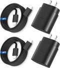 Super Fast Charger Type C, 25W USB C Wall Charger Fast Charging for Samsung Galaxy S26 Ultra/S26/S26+/S25 Ultra/S25/24 Ultra/S24/S23 Ultra/S22 Ultra with 8FT Long Android Type C Charger Cable 2Pack