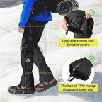 Gaiters for Hiking – Waterproof and Breathable Leg Gaiters for Women and Men Boots, Adjustable Lightweight Shoes Gaiters for Hunting, Hiking, Mountaineering, Snow Gaiters for Hiking Boots