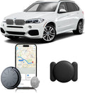 Car GPS Tracking Device for Vehicles, 1PCS Real Time GPS Tracker Work with Find My (iOS Only),Hidden Mini GPS Tracker,No Monthly Fee (Black Tracker, Black Magnetic Case)
