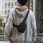 Peicees Small Crossbody Bag Purse For Men Womens Mini Sling Bag Chest Backpack Phone Holder Water-Resistant