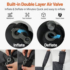 Ultralight Insulated Sleeping Pad, 5.4 R-Value, 3.2in Thickened, Withstand -20°C (-4°F), 7-Layers, Lightweight Waterproof Compact Camping Air Mattress Pad Backpacking Sleep Pad for Hiking Camping