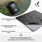 STOVER 5/10/25/30/40/55L Waterproof Backpack- Floating Dry Bag for Kayaking, Travel, Beach, Hiking, & Camping, Men/Women