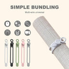 Data Cable Organizer, 2026 Upgrade Silicone Headphone Organizer, Silicone Cable Ties Reusable Cable Management Organizer Multipurpose Elastic Cord Organizer for Bundling and Fastening Cable (20Pcs)