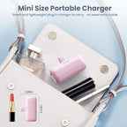[2-Pack] Mini Portable Charger for iPhone,5200mAh Ultra Compact PD Fast Charging Power Bank,Plug-in Battery Pack Travel Cordless Phone Charger,Compatible with iPhone 14/14Pro/13/12/11/X/8/7/6plus etc