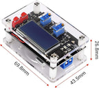 DROK Adjustable Voltage Regulator, DC Buck Boost Converter 6-30V to 0.5-30V 4A 60W 5V 24V Voltage Converter, 12V Power Supply Step Up Step Down Transformer with USB Port Case LCD Display Volt Amp