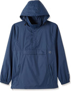 Outdoor Ventures Men's Rain Jacket Waterproof Lightweight Packable Rain Pullover for Hiking Golf Running