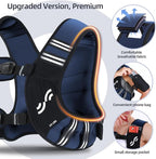 Sportneer Weighted Vest for Women Men: 8lbs/12lbs/15lbs/20lbs/25lbs Weight Vest with Detachable Phone Pouch Rucking Vest for Women Walking Strength Training Muscle Building Weight Loss