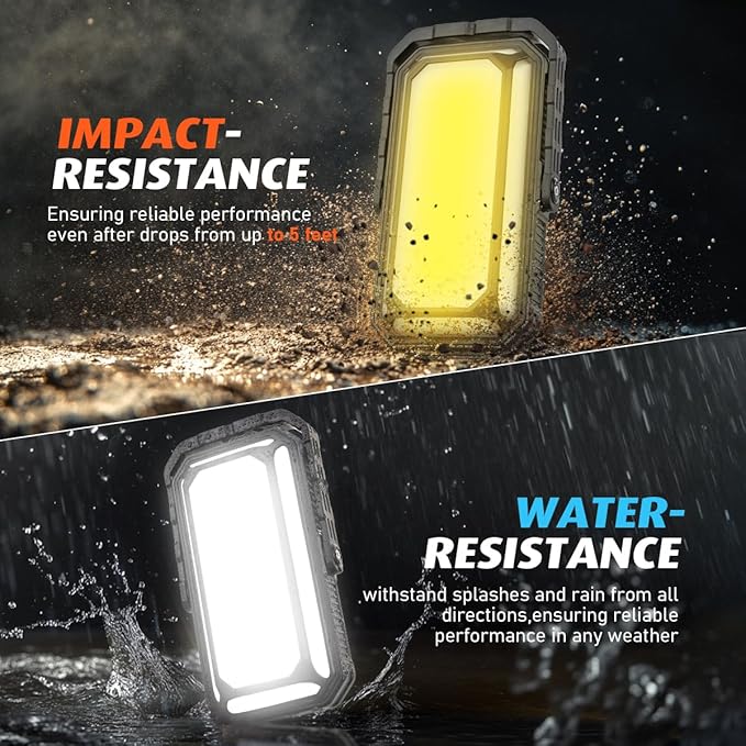 LED Camping Lantern Rechargeable, 10000mAh Portable Camping Lights up to 120+ Hours, 12 Light Modes, Dimmable, LCD Digital Display, Waterproof, Camping Essentials for Power Outages, 4 Packs