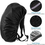 PATIKIL Waterproof Backpack Rain Cover, Non-Slip Backpack Cover with Vertical Reflective Strap Stay Dry for Hiking, Camping, Hunting
