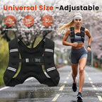 Weighted Vest, 6lb/8lb/12lb/16lb/20lb/25lb/30lb Weight Vest for Men Women, Body Weight Vests Adjustable with Reflective Stripe for Strength Training, Running, Training Workout, Jogging, Walking