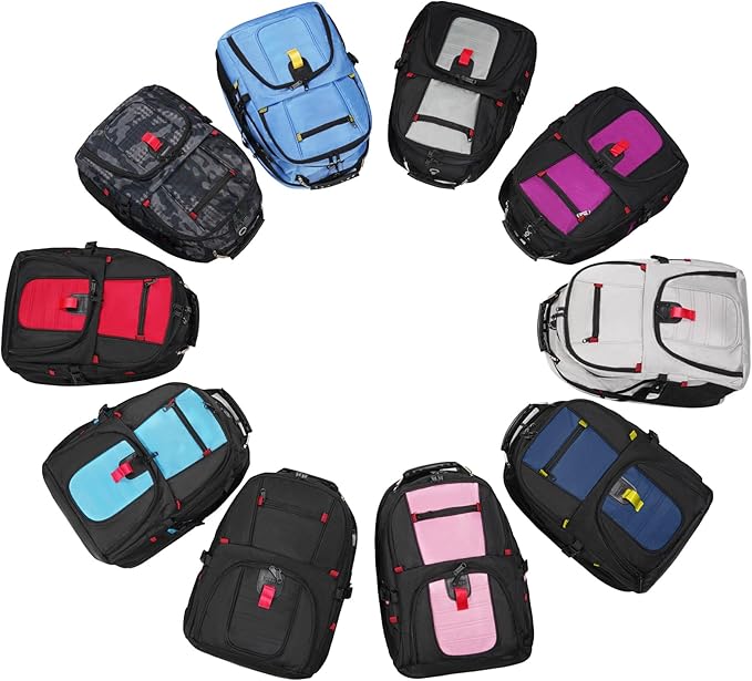 YOREPEK Travel Backpack, 50L Laptop Backpacks for Men Women, Water Resistant Airline Approved Bag with USB Charging Port Fits 17 Inch Computer, Pink