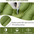 Camping Sleeping Pad, Ultralight Camping Mat with Pillow, Built-in Foot Pump Inflatable Sleeping Pads Compact for Camping Backpacking Hiking Traveling Tent,Single,Green.
