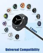 for Samsung Watch Charger Fast Charging,2 in 1 Galaxy Watch Phone Charger 3ft with 25W USBC Charger Compatible with Galaxy Watch 8/7/Ultra/6/6 Classic/5/5Pro/4/4 Classic/3/Active2/1/S24/S23/S22/21/20