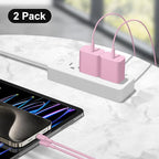 iPhone 17 16 15 Charger Fast Charging 6FT - 20W USB C Charger Block with 6FT Type C to C Cable Compatible with iPhone 17/17 Pro/17 Pro Max/Air/16/16e/15, iPad Pro, iPad Air (Pink)