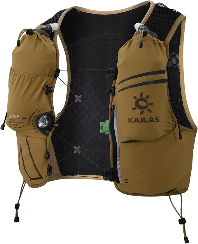 KAILAS FUGA AIR 8 Ⅳ Running Hydration Vest Hydration Pack Lightweight with Two TPU Water Bladders for Women Men Trail Cycling Hiking