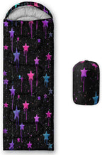 QOOMO Animals Camping Sleeping Bags,3 Season Warm & Cool Weather,Lightweight,Waterproof Sleeping Bags for Adults & Kids,Traveling,and Outdoors,Camping Gear Equipment