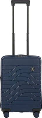 Bric's B|Y Ulisse 21-Inch Spinner - Luxury Carry-On Luggage With Spinner Wheels - Hard Shell Suitcases Made From Durable Polypropylene and Polycarbonate - Ocean Blue