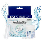 Drinking Water Essentials Kit - 100 Aquatabs Water Purification Tablets + 50 Chlorine Test Strips - for Boat and RV Tanks - by Aquamarine Water Solutions