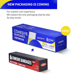 RISEN Cohesive Bandage 2” x 5 Yards, 6 Rolls, Self Adherent Wrap Medical Tape, Adhesive Flexible Breathable First Aid Gauze Ideal for Stretch Athletic (Multicolor Camouflage)