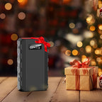 powkey 88Wh Portable Power Station 24000mAh Camping Solar Generator(Solar Panel Not Included) Lithium Battery Power 110V/65W AC, DC, USB QC3.0 for Home Camping Emergency Backup Black