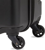 SwissGear 7366 Signature Hardside Expandable Luggage with Spinner Wheels, TSA Lock, Black, Checked-Medium 23-Inch