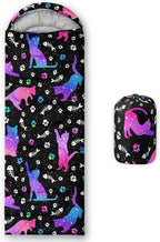 QOOMO Animals Camping Sleeping Bags,3 Season Warm & Cool Weather,Lightweight,Waterproof Sleeping Bags for Adults & Kids,Traveling,and Outdoors,Camping Gear Equipment