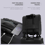 Verage Underseat Carry On Luggage with Wheels & USB Port,14 inch Wheeled Spinner Carry-on Luggages Bags for Airlines, Lightweight Overnight Suitcase for Men Women (14-Inch Compact Underseat Pro)