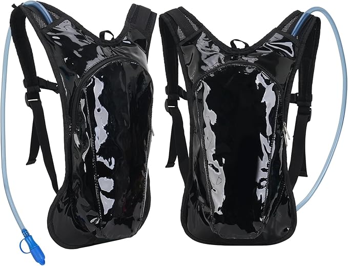 Roptat Hydration Backpack Pack with 2L Hydration Bladder - Lightweight Water Backpack Water Pouch for Women Men Running Riding Biking Music Festival