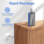 Solar Charger Power Bank 66800mAh Portable Charger with USB-C in/Output 22.5W QC3.0 Fast Charging 5 Out Ports Battery Pack Built-in 32 Led Flashlights for iPhone Samsung Tablet Camping