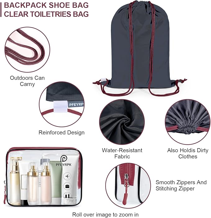 7 Set Compression Packing Cubes Packing Organizer for Travel,Travel Accessories for Carry on Luggage Suitcase Backpack Expandable Organizers