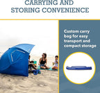 Sport-Brella Super-Brella SPF 50+ Sun and Rain Canopy Umbrella for Camping