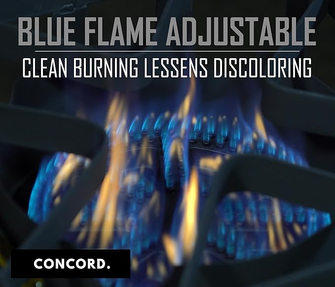 Concord Banjo 16” Single Propane Burner; 200,000BTU 1 Burner Portable Gas Stove