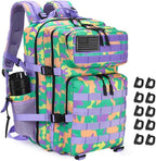 Military Tactical Backpack 45L Large Tactical Backpack for Men, Hiking Rucksack With Bottle Holder