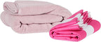 Dock & Bay Beach Towel - Quick Dry, Sand Free - Compact, Lightweight - 100% Recycled - Includes Bag - Cabana - Phi Phi Pink - Large (160x90cm, 63x35)
