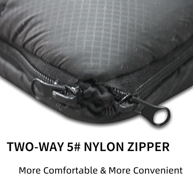 Polycotton Sleeping Bag for Adult,Cold&Warm Weather Large with Compression Sack and Water Resistant for Family Camping,Travel and Car Camping