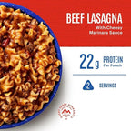 Mountain House Beef Lasagna FreezeDried Food for Camping, 12 Servings, 30Year ShelfLife