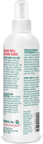 No Mosquitoz Botanical Bug Repellent, Effective for Gnat, Mosquito, and Biting Flies, Hand-Crafted and DEET-Free, Non-Greasy Formula, Made in The USA, 8 Ounce Spray Bottle