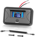 72W 12V USB Outlet Panel Wall Mount Qidoe Dual Quick Charger & 36W PD Surface Mount Car USB Port With Voltmeter Button Switch for Car Bus RV Truck