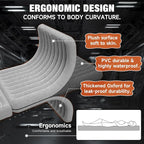 Car Air Mattress Bed: Inflatable Back Seat Air Mattress for Car, Thickened Camping Sleeping Pads with 2 Pillows & Air Pumps, Fits Sedan/Truck/SUV, Grey