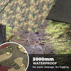 Bearhard Waterproof Camping Tarp, Lightweight Hammock Rain Fly, UV Protection and PU 3000mm Waterproof Backpacking Tarp, 10x10ft/10x12ft Large Tent Footprint or Shelter Kit for Hiking and Outdoor Adventure