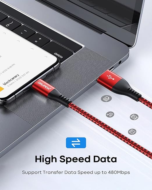 USB Type C Cable 3A Fast Charging(3ft 4Pack), USB to USB C Cable Nylon Braided Type C Charger Cord for iPhone 15 Pro Max, Samsung Galaxy S10 FE S9 S20 S21 S22 S23+ S24 Ultra, A20 A50 A70, LG, Moto