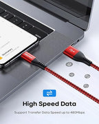 USB Type C Cable 3A Fast Charging(3ft 4Pack), USB to USB C Cable Nylon Braided Type C Charger Cord for iPhone 15 Pro Max, Samsung Galaxy S10 FE S9 S20 S21 S22 S23+ S24 Ultra, A20 A50 A70, LG, Moto