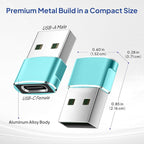 Elebase for Apple Watch Ultra 3 Adapter,USB to USB C Adaptor 4 Pack,Type C Female to A Male Charger Converter for iWatch Series 8 7,iPhone 17 16 15 14 Pro Plus Max,Airpods 4,iPad 9 10 Air 5 Mini 6 7 8