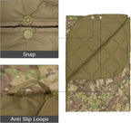 LOOGU Camo Blanket Waterproof Insulation Poncho Liner for Outdoor Camping, Hiking, Hunting, Survival, Backpacking, Picnicking