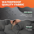 KingCamp Sleeping Pad for Camping, Ultralight Connectable Inflatable Sleeping Pad Camping Mattress with 6.3" Built-in Pillow & Foot Pump for Backpacking Hiking Tent Cot