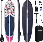 Inflatable Stand-Up Paddle Boards – Available 32"/33"/34" Widths Inflatable Paddle Board with SUP Accessories, Camera Mount, Basic All-Around SUP Board for All Skill Levels, Up to 450lbs