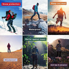 Gaiters for Hiking Waterproof,Leg Gaiters with Upgraded Zipper Design,Lightweight Shoe for Men Women