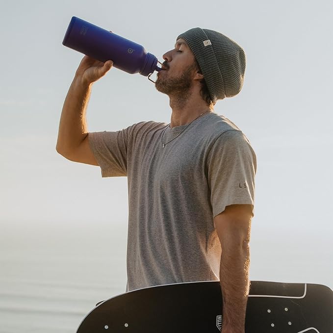 BOTTLE BOTTLE 40 oz sports water bottle stainless steel insulated water bottle with straw and pills holder